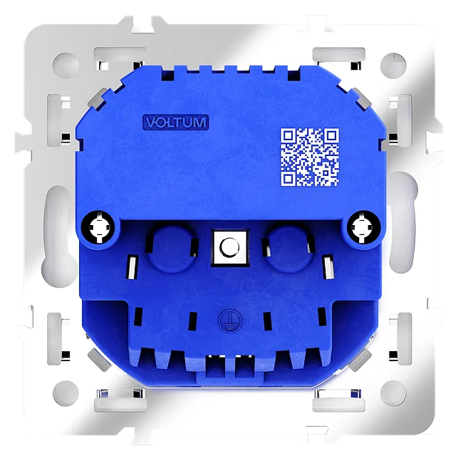 Розетка встраиваемая VOLTUM S70 с заземлением и защитными шторками, 16А, с USB, A+A, (кашемир)