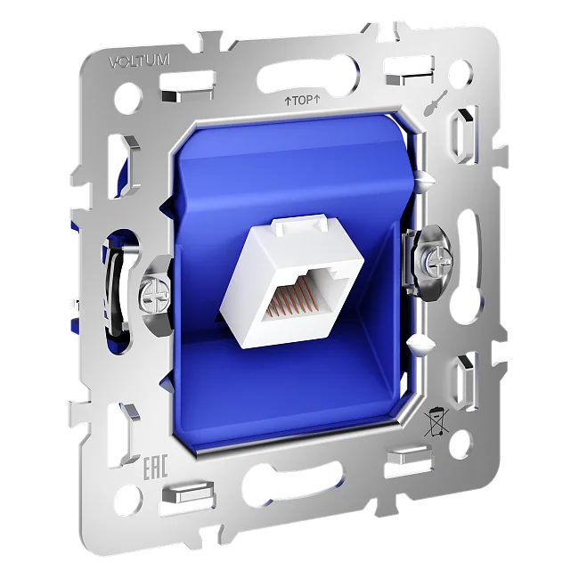 Механизм розетки компьютерной RJ45 кат.6, S70