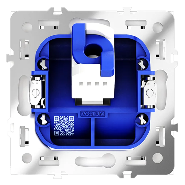 Розетка компьютерная встраиваемая VOLTUM S70 RJ45 кат.6, (белый матовый)