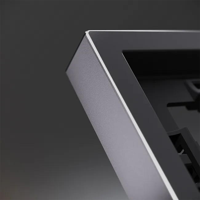 Рамка металлическая на 3 поста, S70 Metal (антрацит)