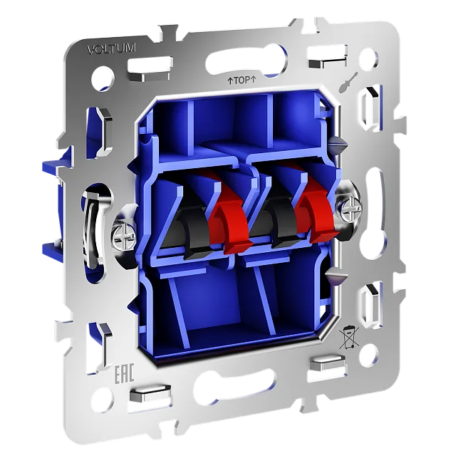 Механизм розетки акустической 4-местной, S70