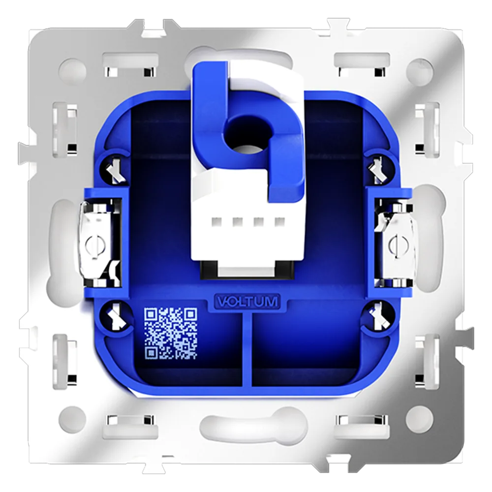 Розетка компьютерная встраиваемая VOLTUM S70 RJ45 кат.6, (кашемир)