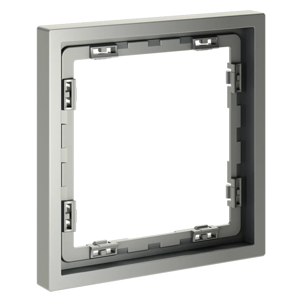 Рамка пластиковая VOLTUM S70 на 1 пост, (сталь)